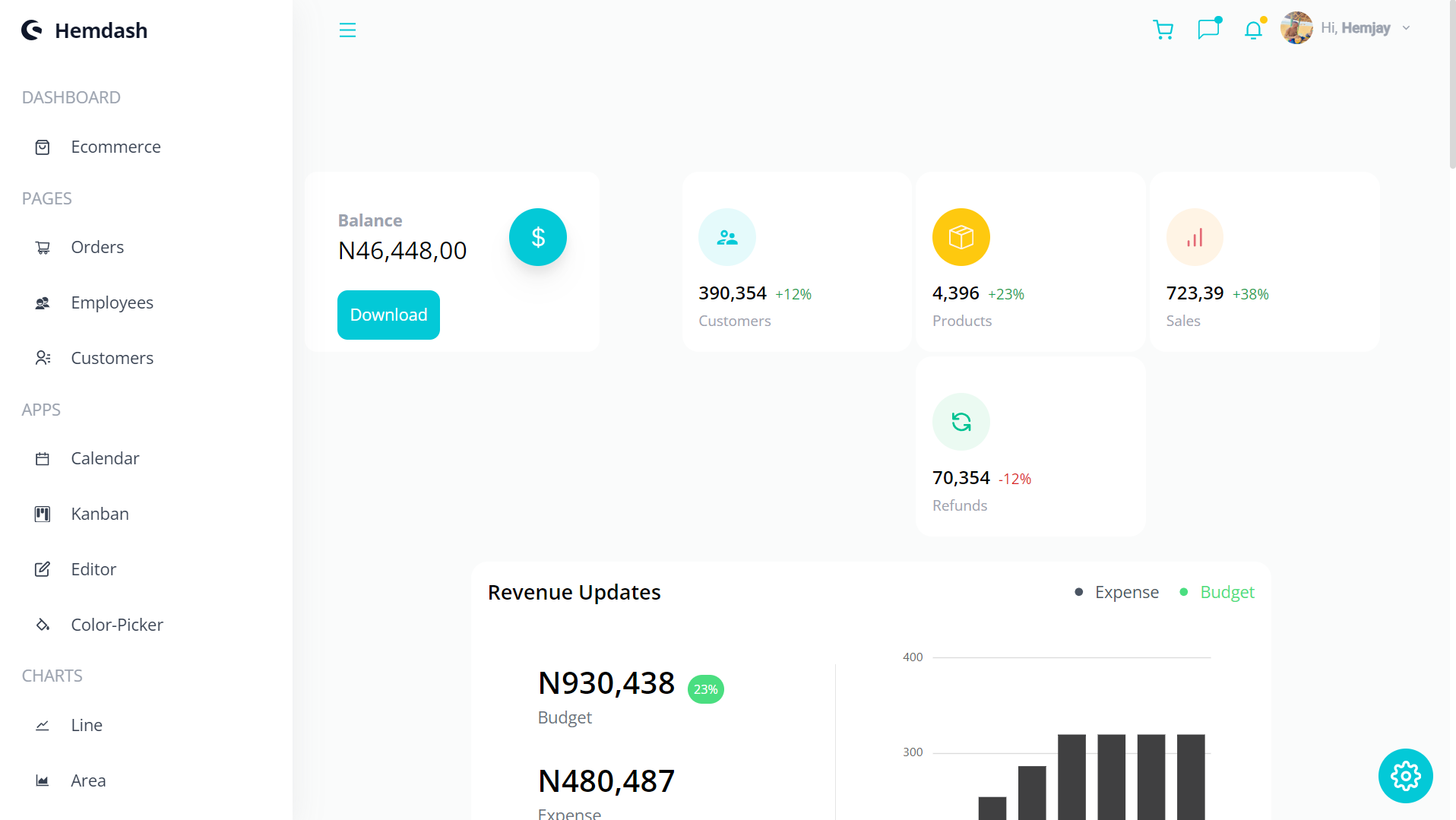 Admin Dashboard